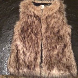 Girls Faux Fur Vest